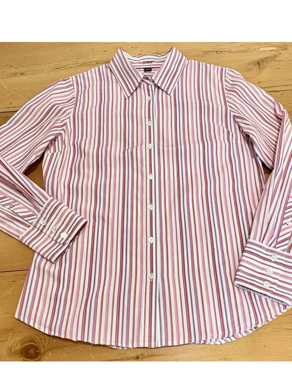 Vintage J.CREW Button Down Striped Shirt